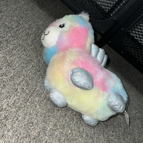 Rainbow Llama With Sparkle Wings NWOT - Picture 6 of 7